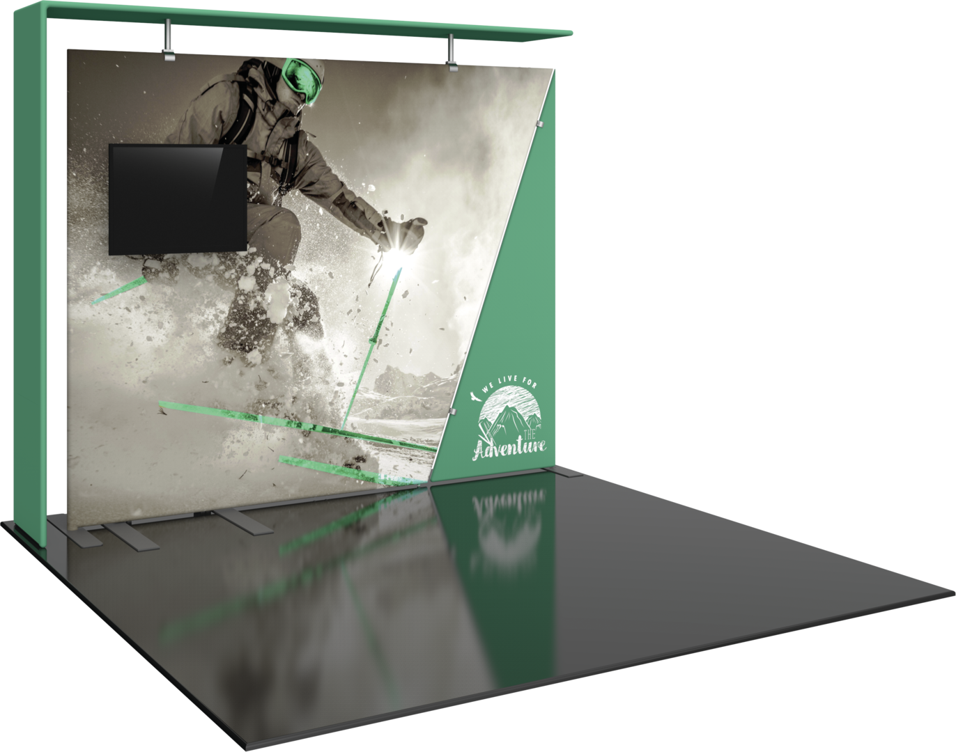 Horizon Designer Series 10 ft Fabric Backwall Kit 08