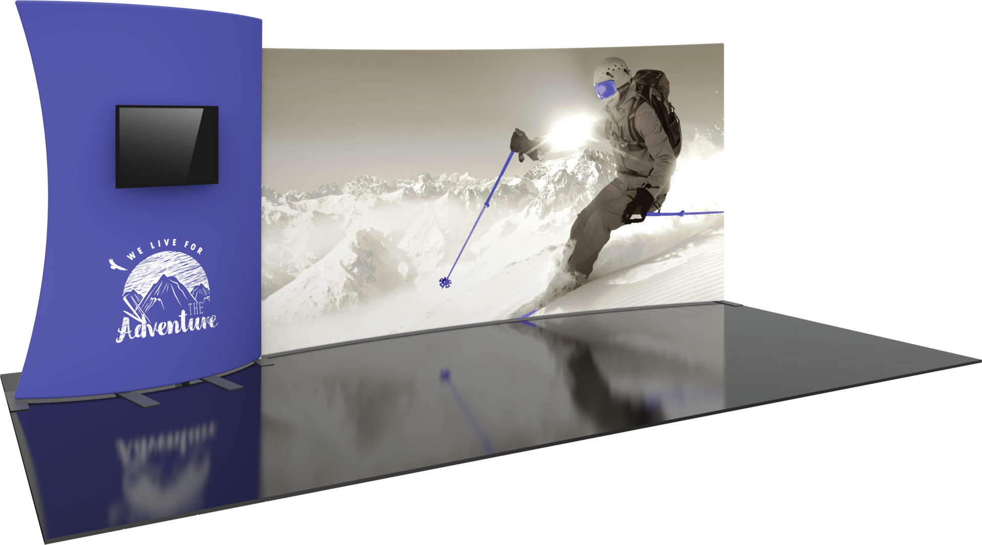 Horizon Designer Series 20 ft Fabric Backwall Kit 13