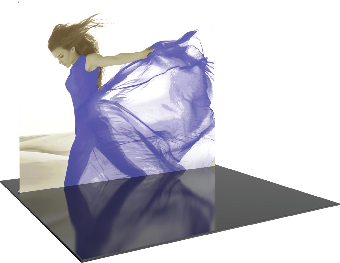 Horizon Lite 8 ft Fabric Backwall