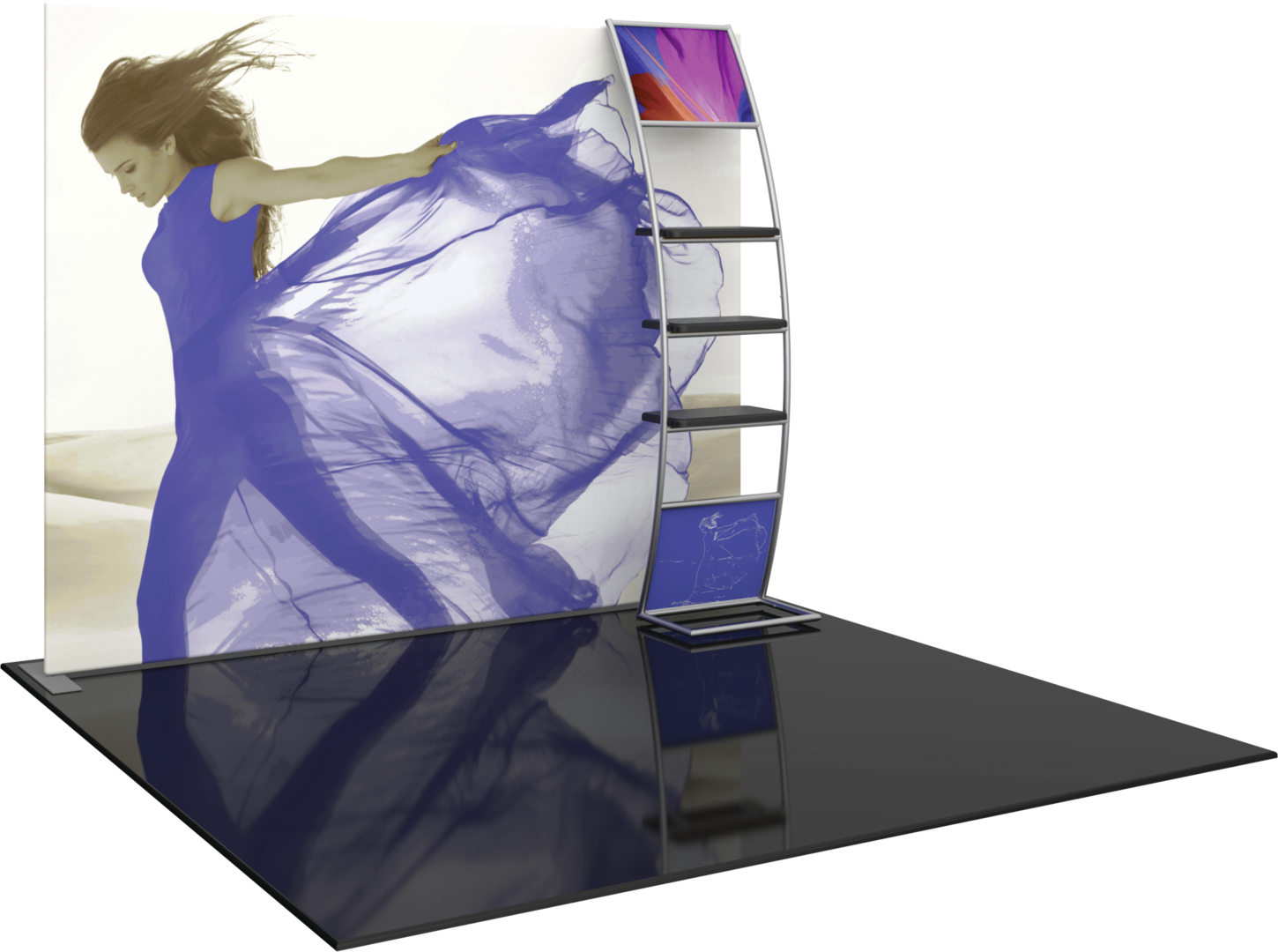 Horizon Pro 10 ft S6 Straight Fabric Backwall
