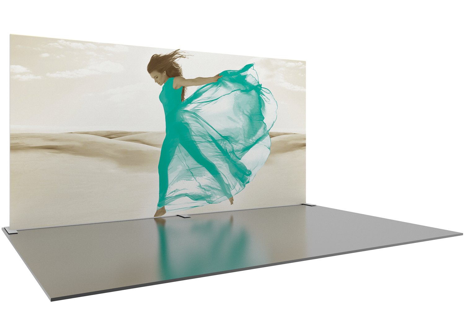 Horizon Pro 15 ft Straight Fabric Backwall