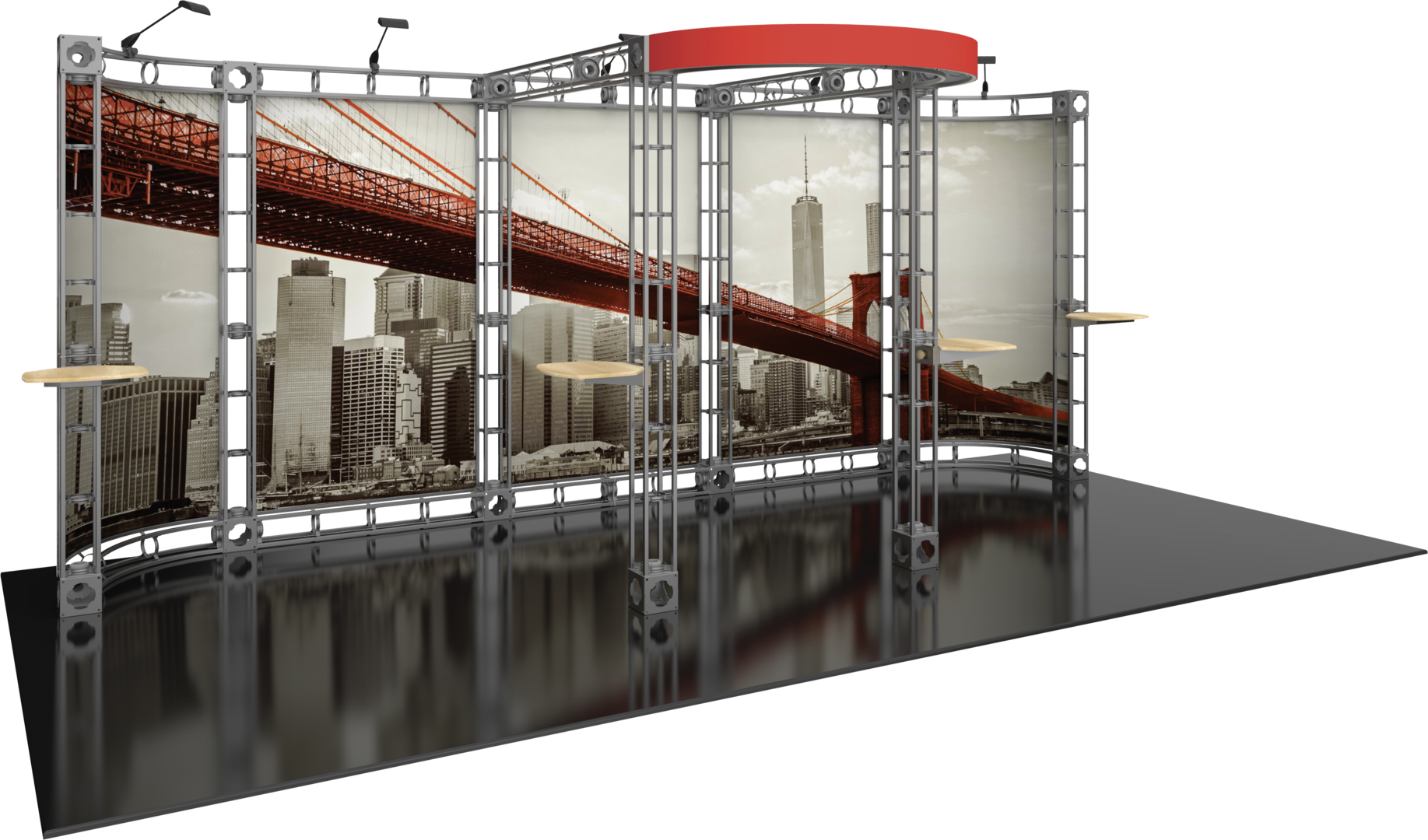 Polaris Orbital Express Truss 20 ft Modular Exhibit