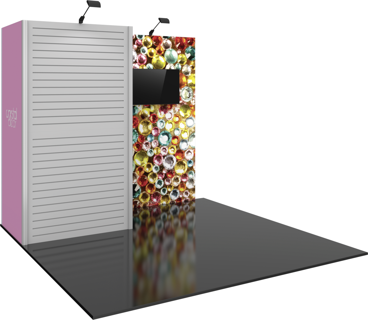 LumaFrame Frame Master 10 ft Modular Backwall Kit 25
