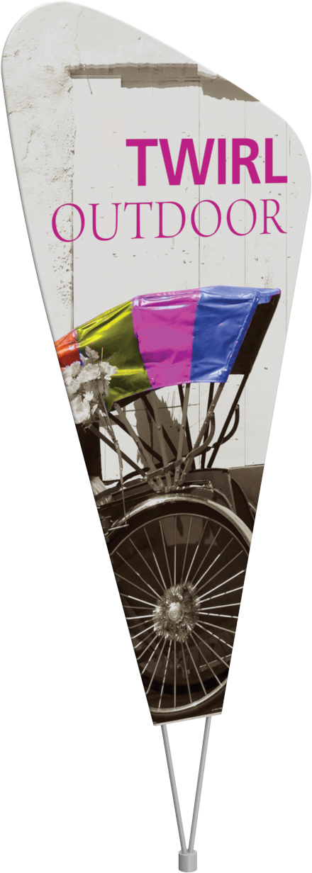 Twirl Outdoor Sign