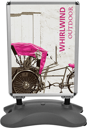 Whirlwind Outdoor Sign Stand