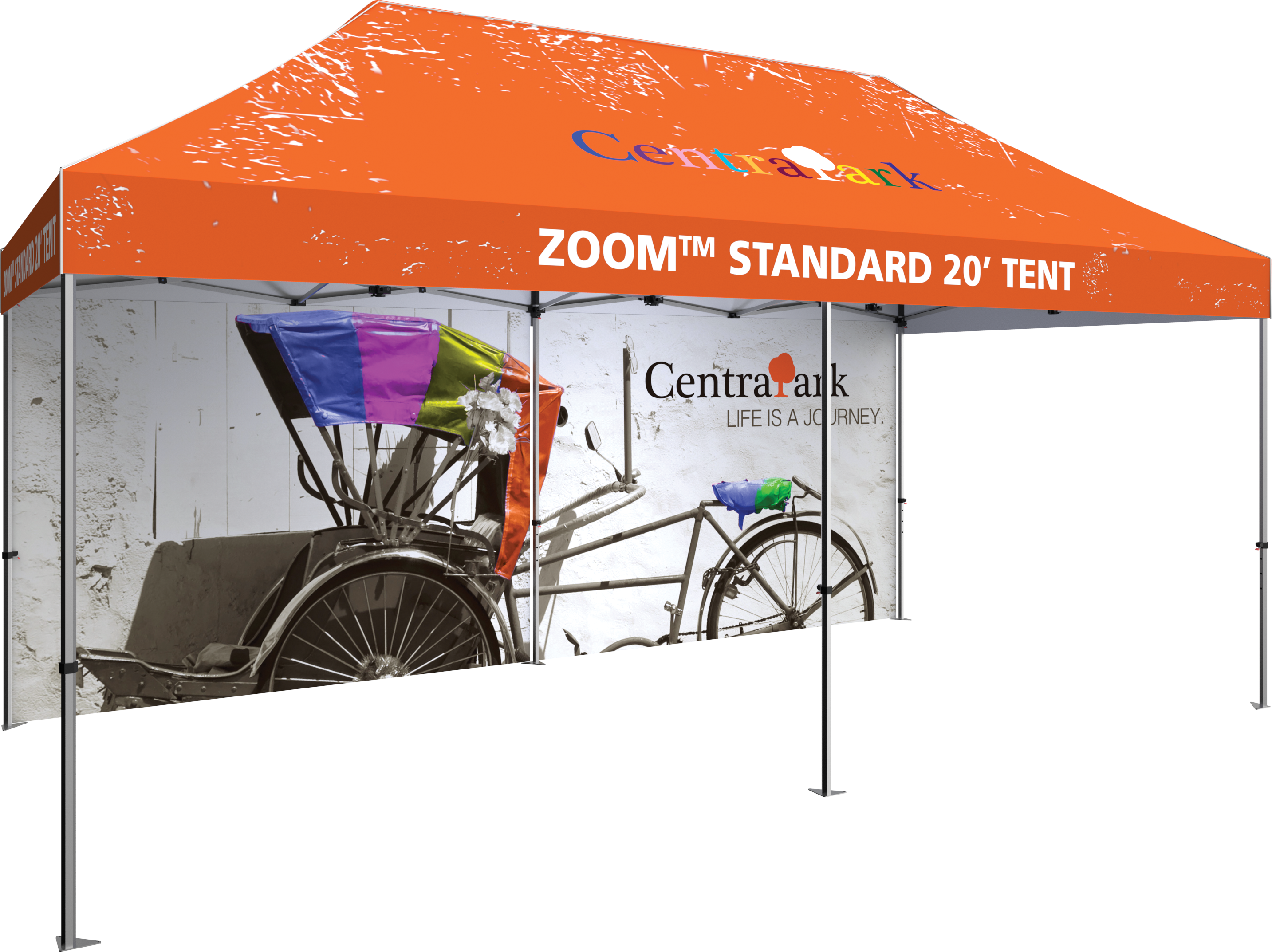 QuickZip Standard 20' Popup Tent Full Wall Only