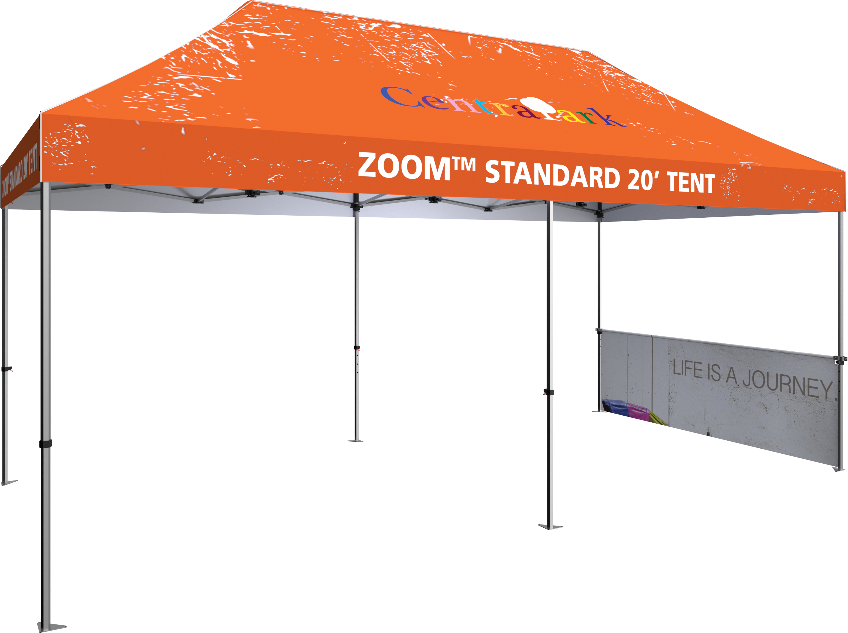 QuickZip Standard 20' Popup Tent Half Wall Kit Only