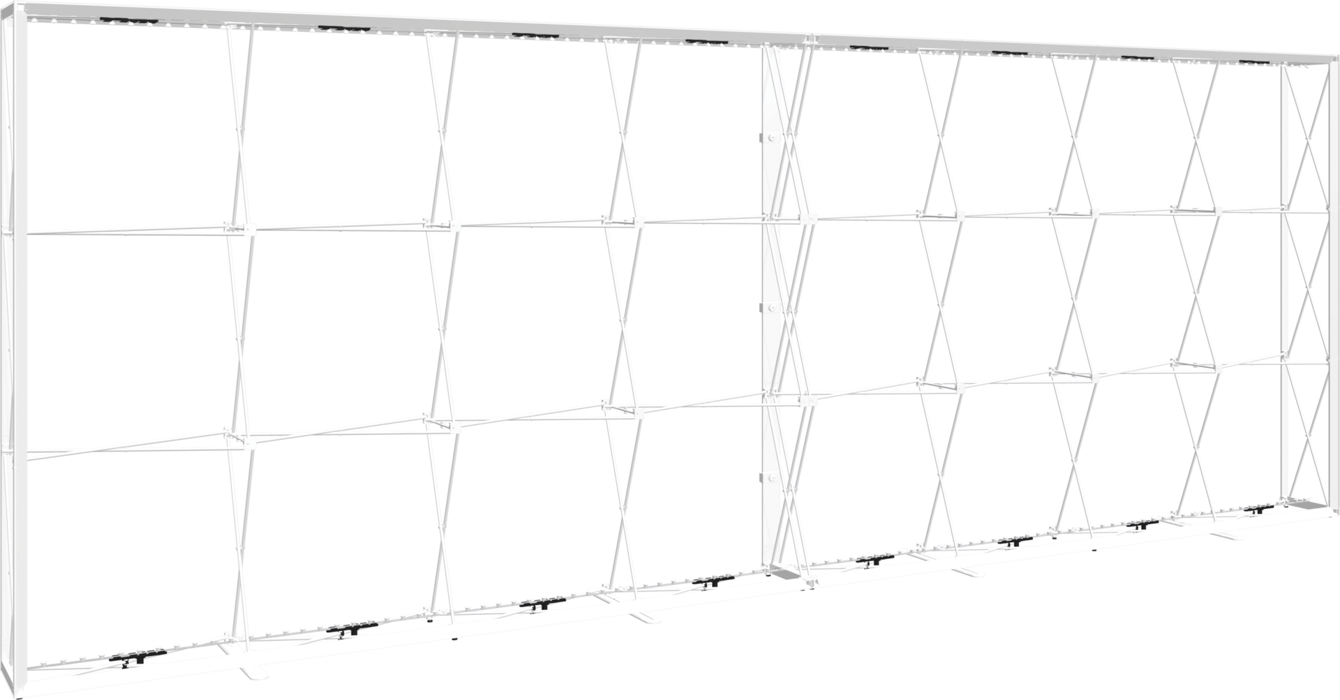 Radiant 20 ft Full-Height Display Lighting Kit