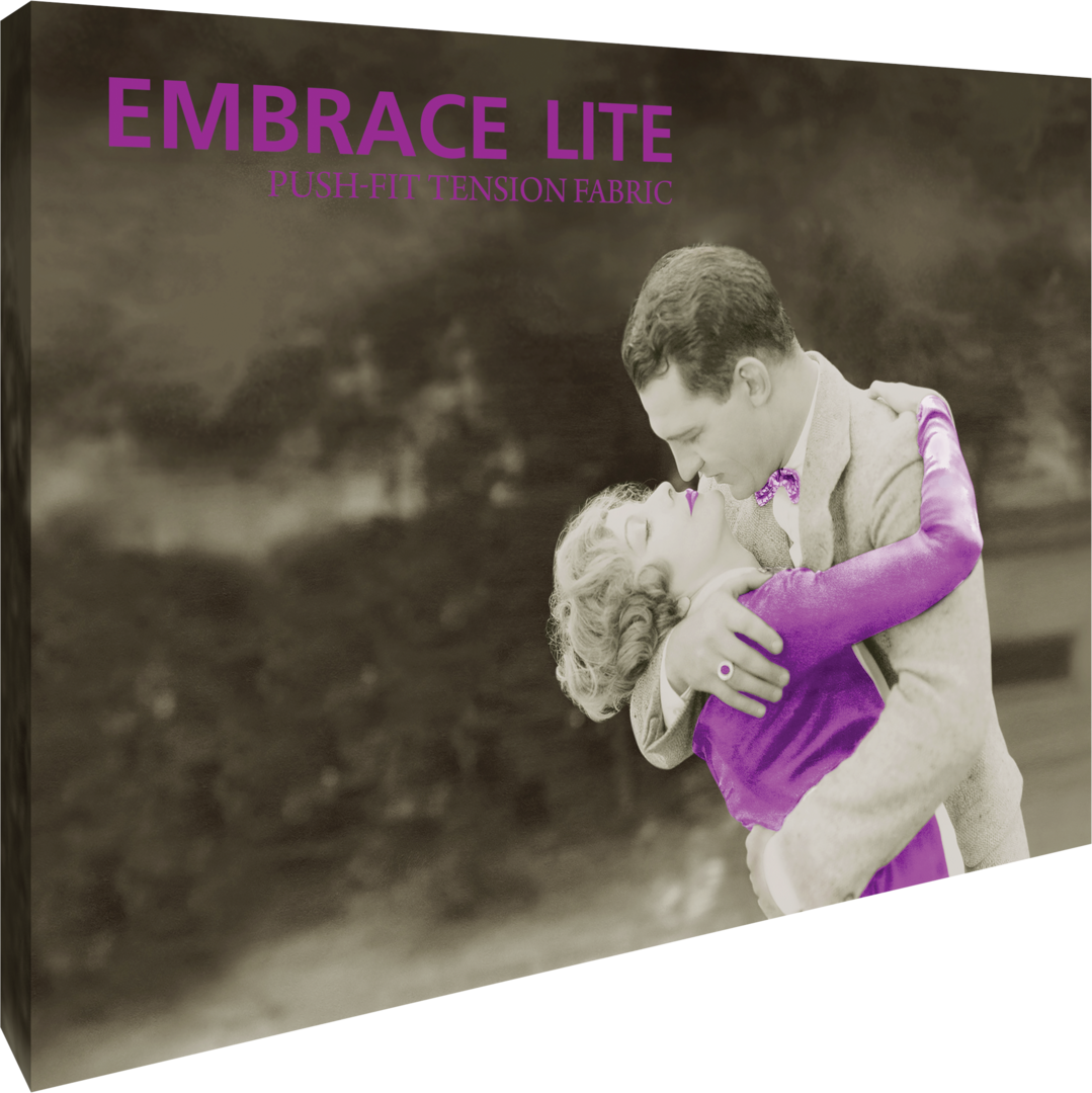 Radiant Lite 10 ft Full-Height Push-Fit Fabric Display
