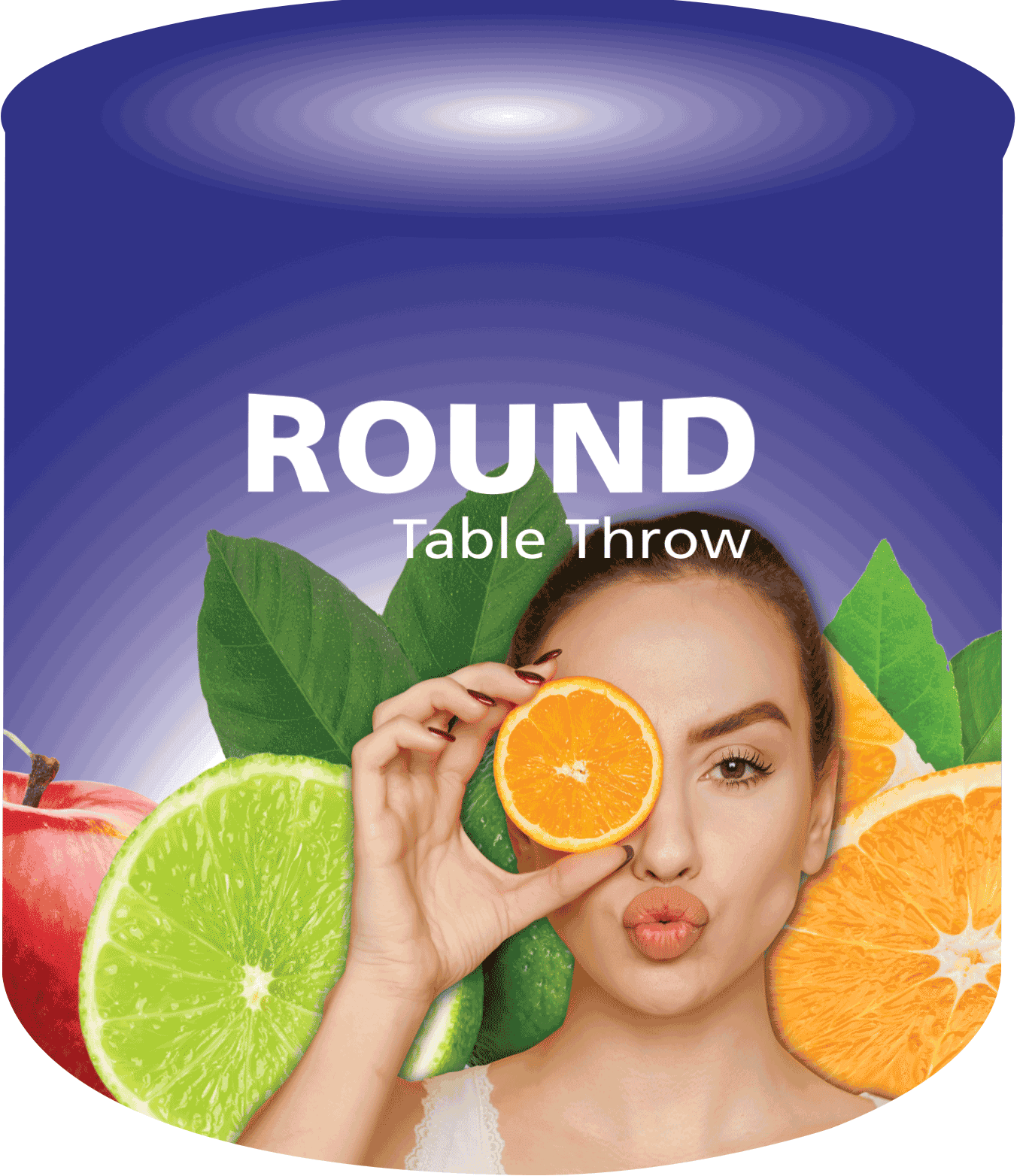Round Premium Dye Sub Table Throw