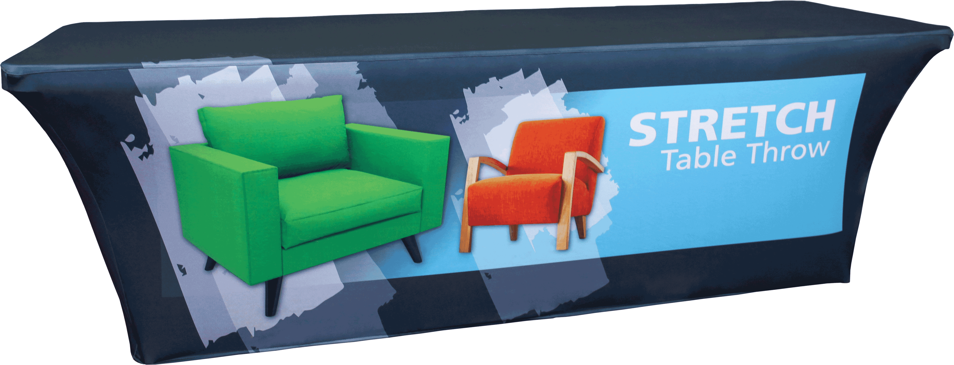Stretch Dye Sub Table Throw