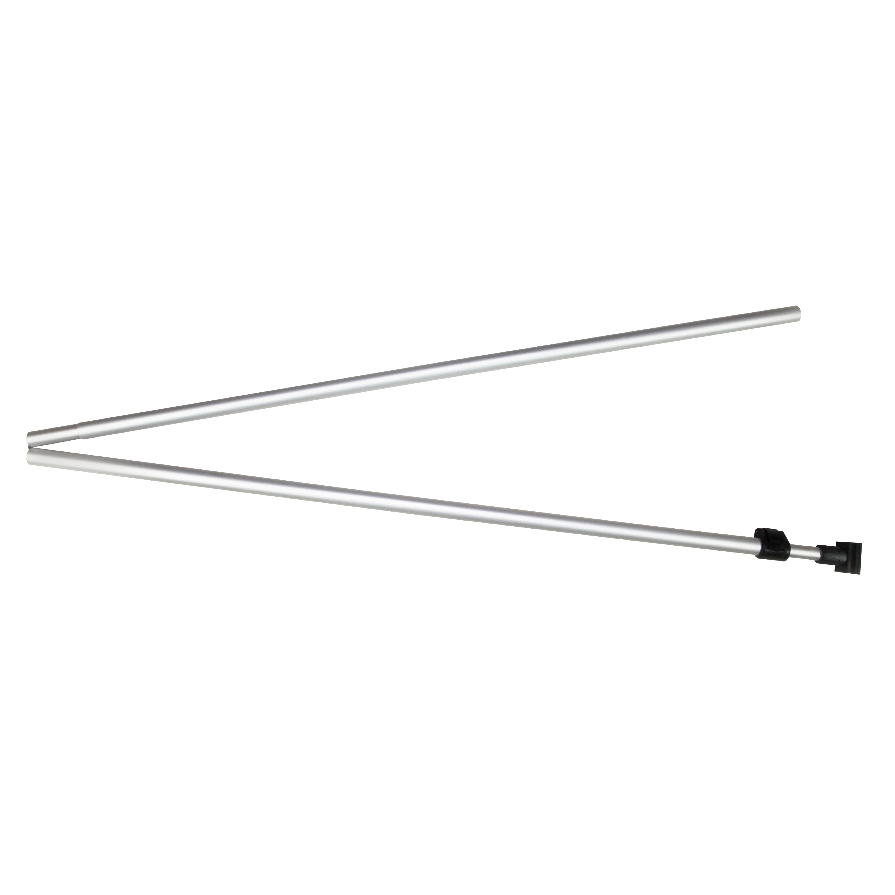 Silver and Black Pole for the Barracuda Banner Stand (Except 600)