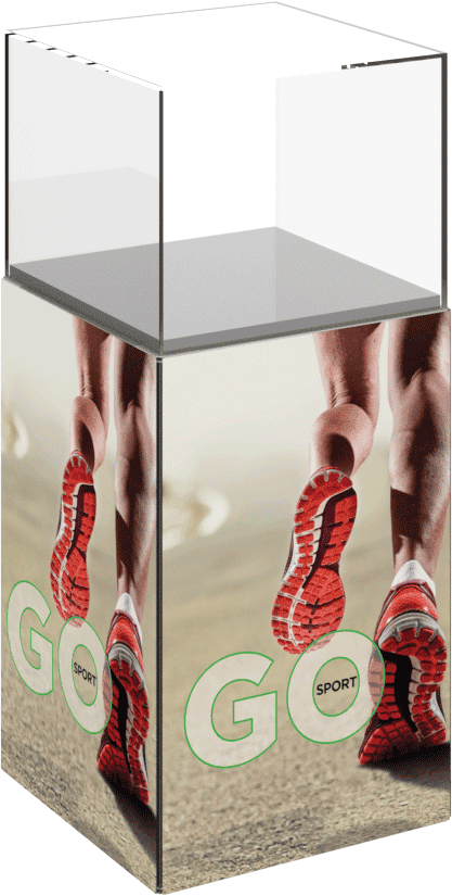 MerchLine Pedestal 01 with Acrylic Top